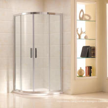 bathroom shower with sliding type door for 10mm tempered glass